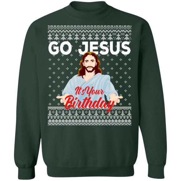 Go Jesus Ugly Christmas Sweater