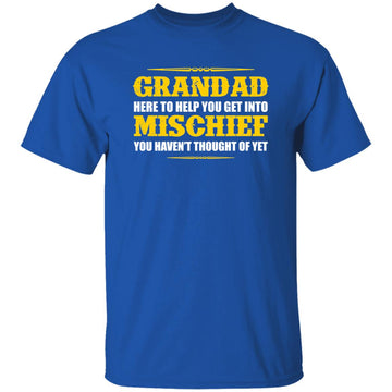 Buy royal Grandad Mischief Mens Funny T Shirt &amp; Hoodie