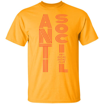 Buy gold Anti-Social Club T-shirts &amp; Hoodie