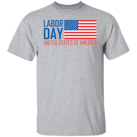Buy sport-grey Happy Labor day T-shirts &amp; Hoodie