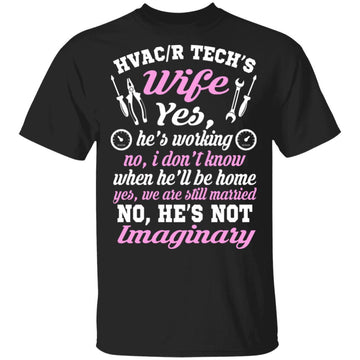 Buy black HVAC/R Tech Wife T-shirts &amp; Hoodie