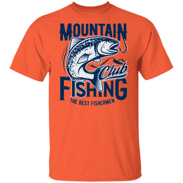 Buy orange Mountain Fishing T-shirts &amp; Hoodie