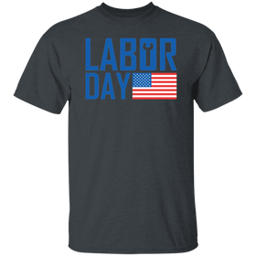 Buy dark-heather Happy Labor day T-shirts &amp; Hoodie