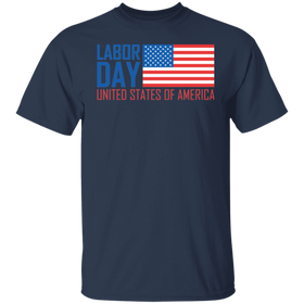 Buy navy Happy Labor day T-shirts &amp; Hoodie