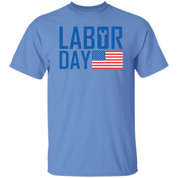 Buy carolina-blue Happy Labor day T-shirts &amp; Hoodie