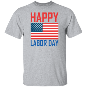 Buy sport-grey Happy Labor day T-shirts &amp; Hoodie