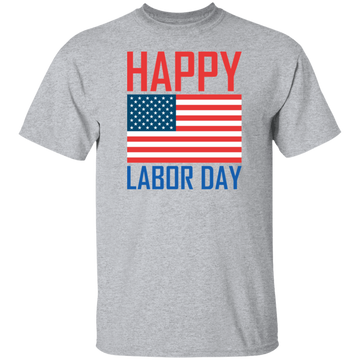 Buy sport-grey Happy Labor day T-shirts &amp; Hoodie
