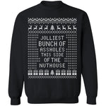 JOLLIEST BUNCH Of ASSHOLES - Ugly Christmas Sweater