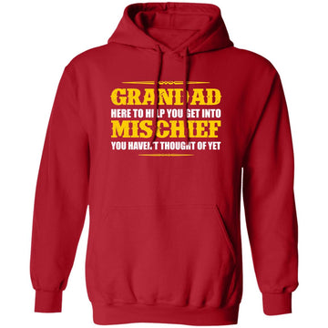 Buy red Grandad Mischief Mens Funny T Shirt &amp; Hoodie