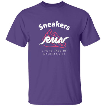 Buy purple Sneakers Run T shirts &amp; Hoodie