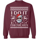 Do it for the Hos Ugly christmas sweater-2