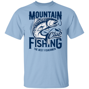 Buy light-blue Mountain Fishing T-shirts &amp; Hoodie