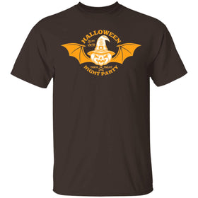 Buy dark-chocolate Halloween Night Party- T-shirts &amp; Hoodie