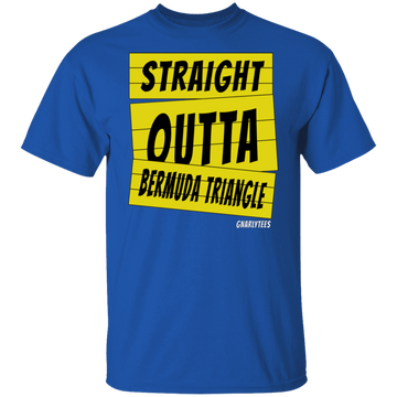 Buy royal Straight outta Bermuda Triangle T-Shirt &amp; Hoodie