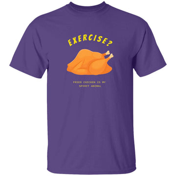 Buy purple Exercise fried chicken is my spirit animal