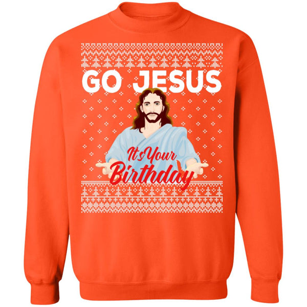 Go Jesus Ugly Christmas Sweater