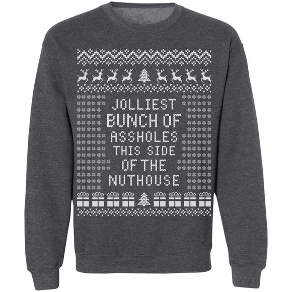 JOLLIEST BUNCH Of ASSHOLES - Ugly Christmas Sweater