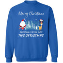 Ugly christmas Santa will be too late Sweaters-6