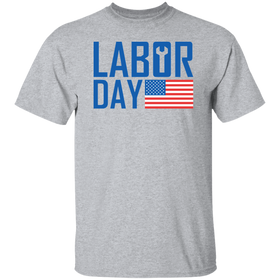 Buy sport-grey Happy Labor day T-shirts &amp; Hoodie
