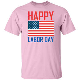 Buy light-pink Happy Labor day T-shirts &amp; Hoodie