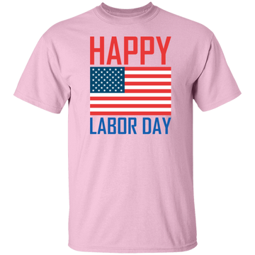 Buy light-pink Happy Labor day T-shirts &amp; Hoodie