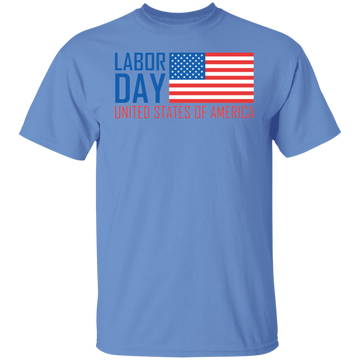 Buy carolina-blue Happy Labor day T-shirts &amp; Hoodie