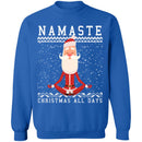 Ugly Christmas Namaste all days Sweater-5