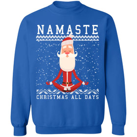Buy royal Ugly Christmas Namaste all days Sweater
