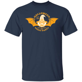Buy navy Halloween Night Party- T-shirts &amp; Hoodie