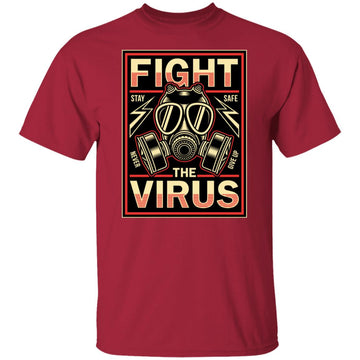 Buy cardinal Fight Virus T-shirts &amp; Hoodie