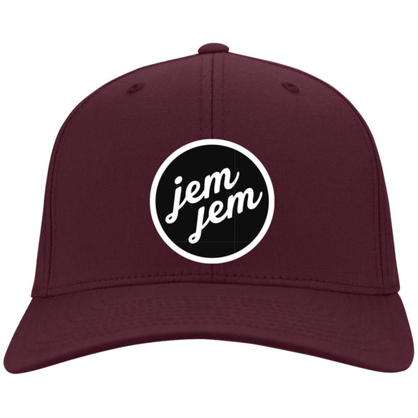 JEMJEM 2000 2000 white-01 C813 Flex Fit Twill Baseball Cap