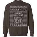 JOLLIEST BUNCH Of ASSHOLES - Ugly Christmas Sweater-7