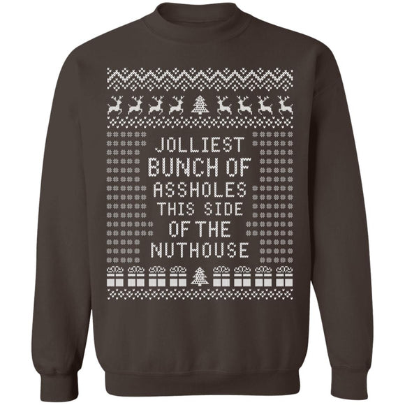 JOLLIEST BUNCH Of ASSHOLES - Ugly Christmas Sweater