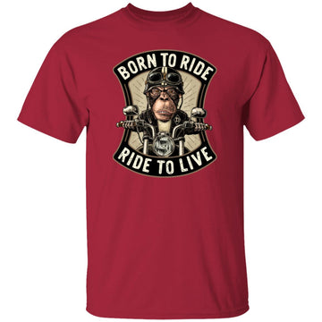 Monkey motorcycle ride Funny T-shirts & Hoodie - 0
