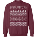 Ugly christmas Santa Do you Love Me? Sweaters-2