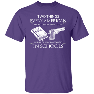 Buy purple Two Things Every American T-Shirt &amp; Hoodie
