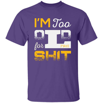 Buy purple Funny old mens T-shirts &amp; Hoodie