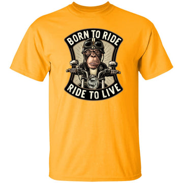 Buy gold Monkey motorcycle ride Funny T-shirts &amp; Hoodie