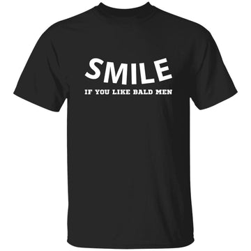 Buy black Smile if you like bald men T-shirts &amp; Hoodie