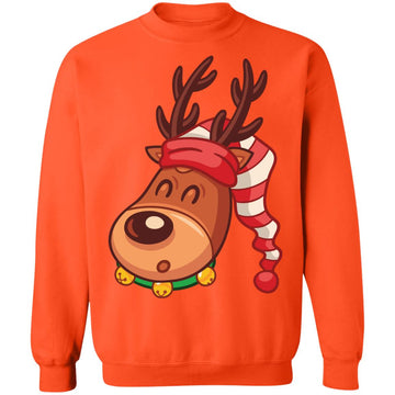 Buy orange Ugly Christmas Classic Rudolph  Sweater