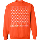 Ugly Christmass Rudolf Pattern Crewneck Pullover Sweatshirt-6