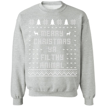Merry Christmas Ya Filthy Animal, Ugly Sweaters - 0