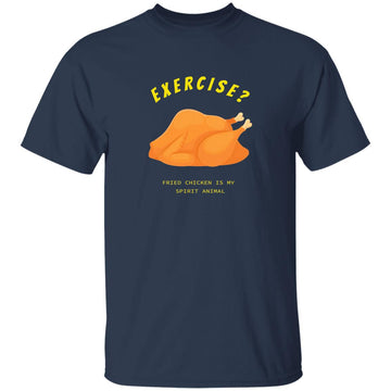 Buy navy Exercise fried chicken is my spirit animal