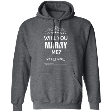 Buy dark-heather Will you marry me? T-shirts &amp; Hoodie