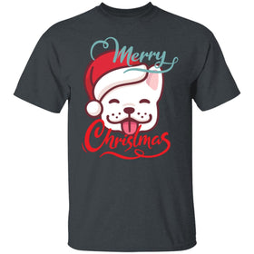 Buy dark-heather Merry Christmas Dog shirts &amp; Hoodie