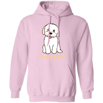 Buy light-pink COCO LOVE-G185 Pullover Hoodie 8 oz.