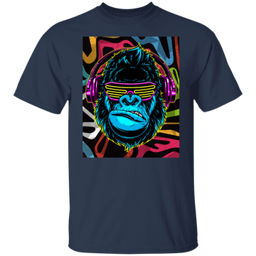 Buy navy Gorilla Ape Head T-shirts &amp; Hoodie