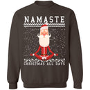 Ugly Christmas Namaste all days Sweater-6
