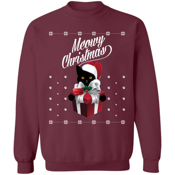 Ugly christmas Meowy Sweaters - 0