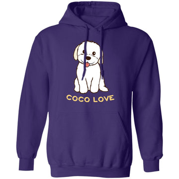 Buy purple COCO LOVE-G185 Pullover Hoodie 8 oz.